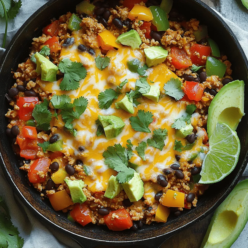 Turkey Taco Skillet Schnelles und Einfaches Rezept