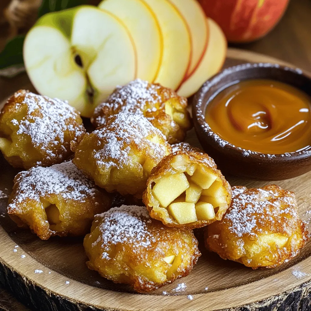 Apple Fritter Bites: Einfache und köstliche Nachspeise