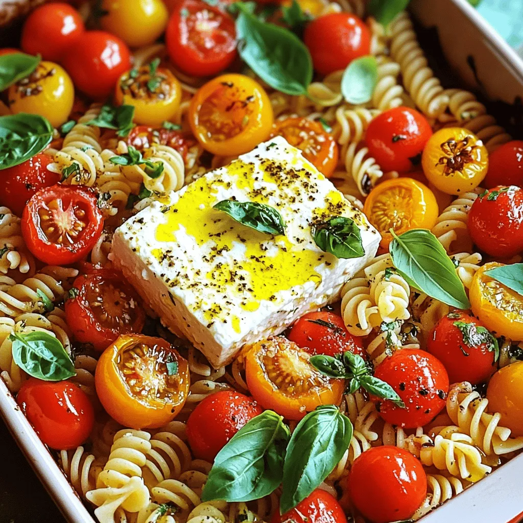 Viral TikTok Feta Pasta Einfaches und schmackhaftes Gericht