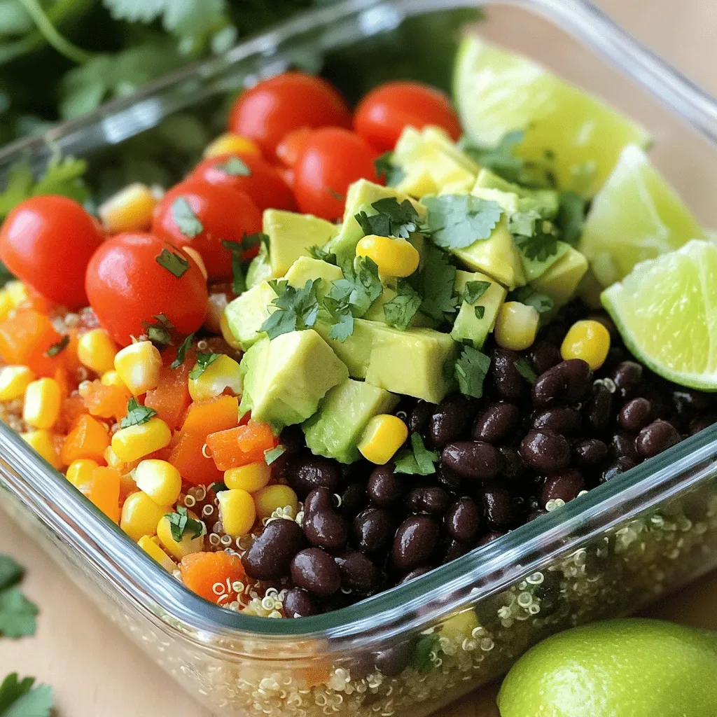 Südwest Quinoa Bowl Gesund und Befriedigend Rezept