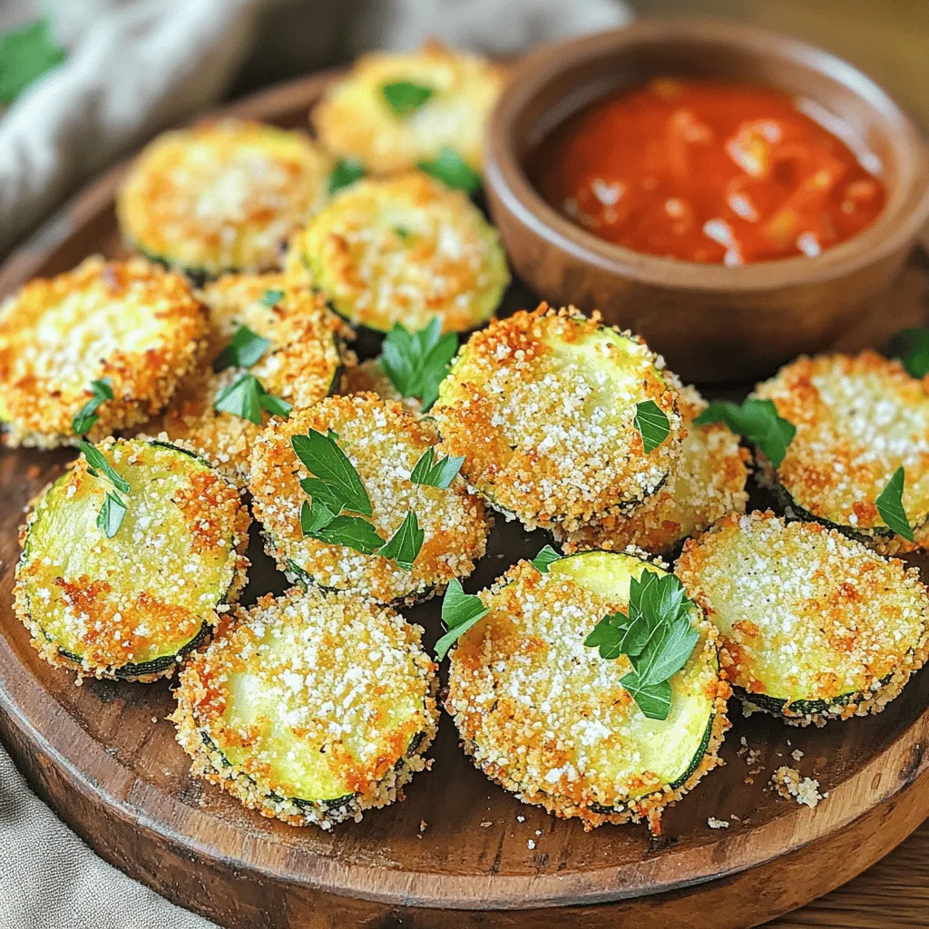 Air Fryer Zucchini Parmesan Bites Knusprig und Lecker