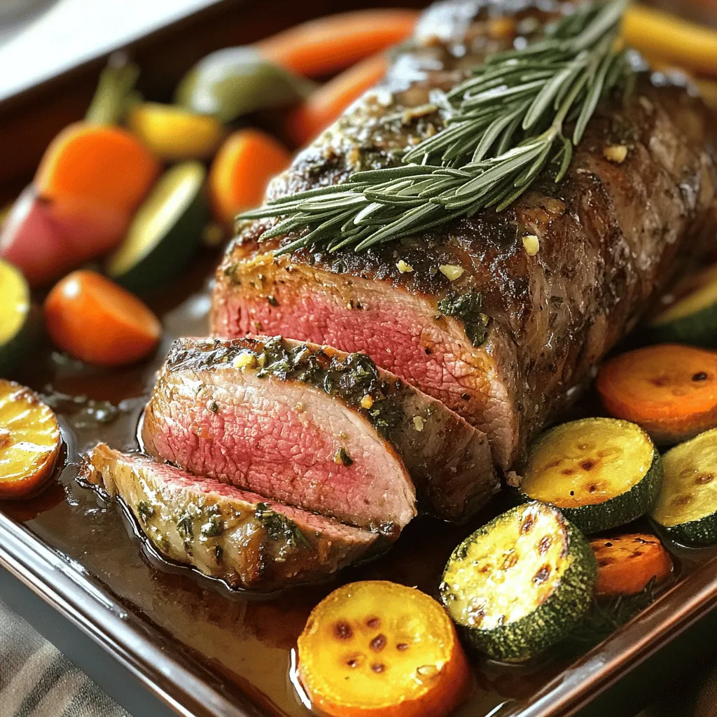 Herb Butter Beef Tenderloin Roast Überzeugendes Rezept