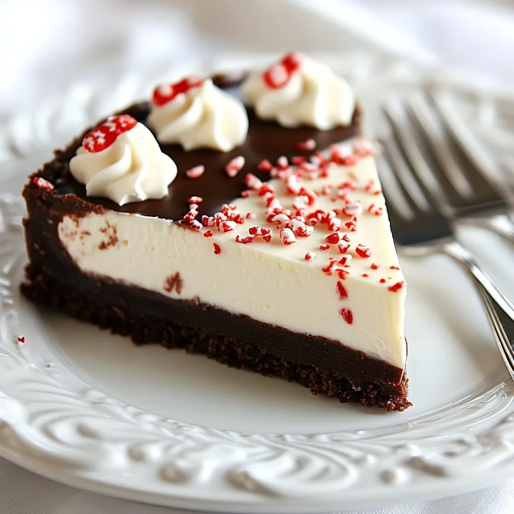 Schokoladen-Pfefferminz-Käsekuchen Köstliches Rezept