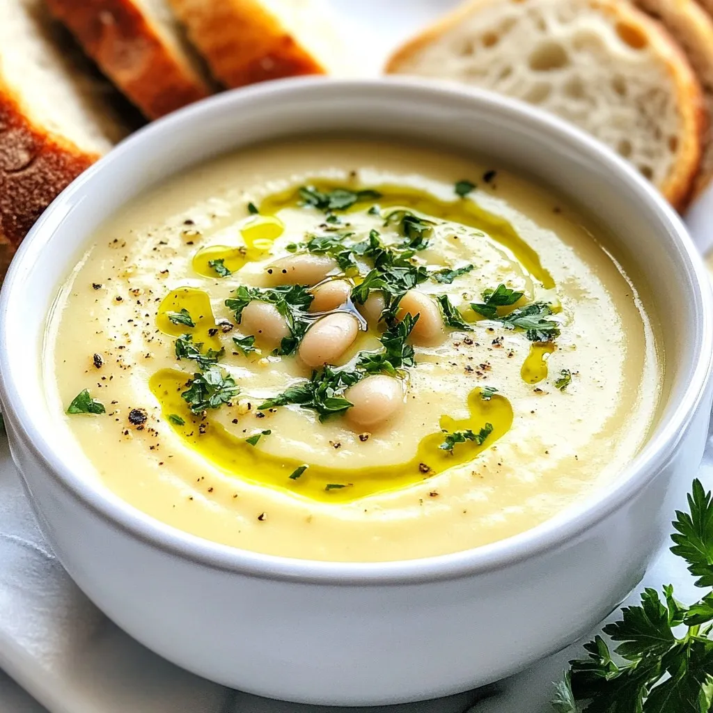 Cremige Knoblauch-Weiße-Bohnen-Suppe Rezeptideen