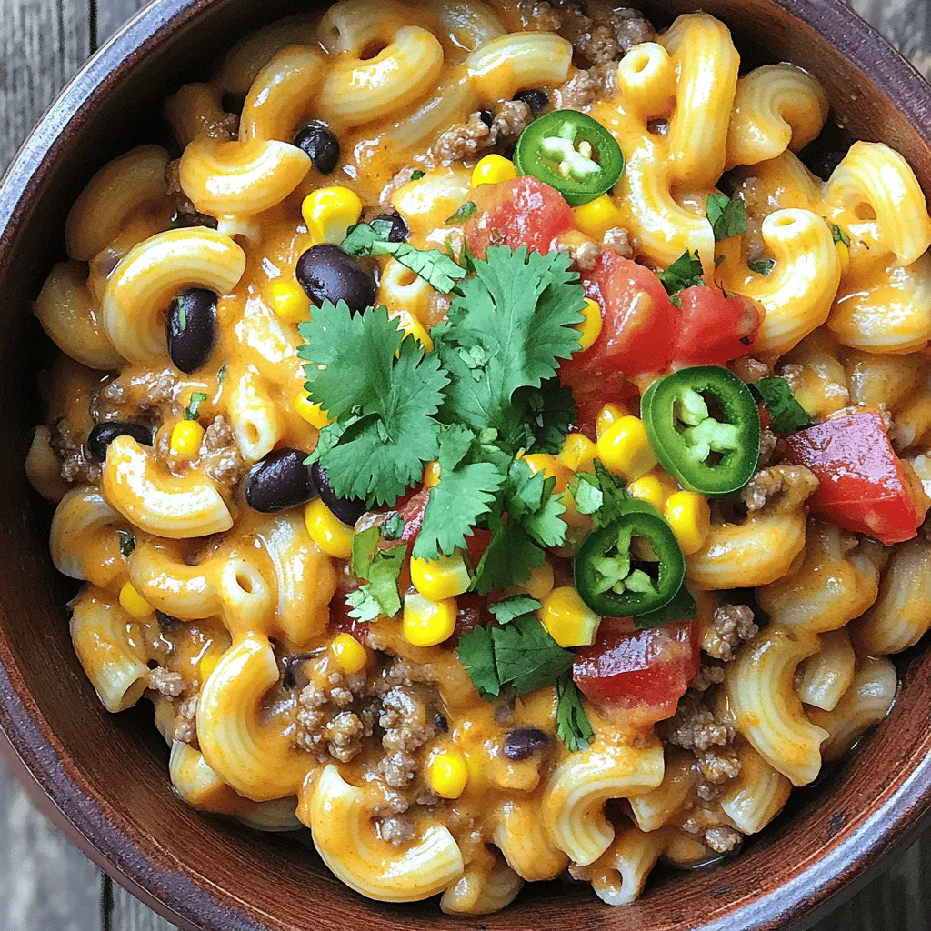 One-Pot Taco Mac Einfaches und schmackhaftes Rezept