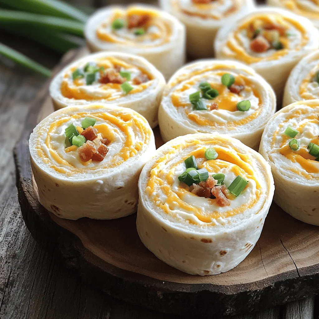 Köstliche Bacon Cheddar Ranch Pinwheels Einfaches Rezept