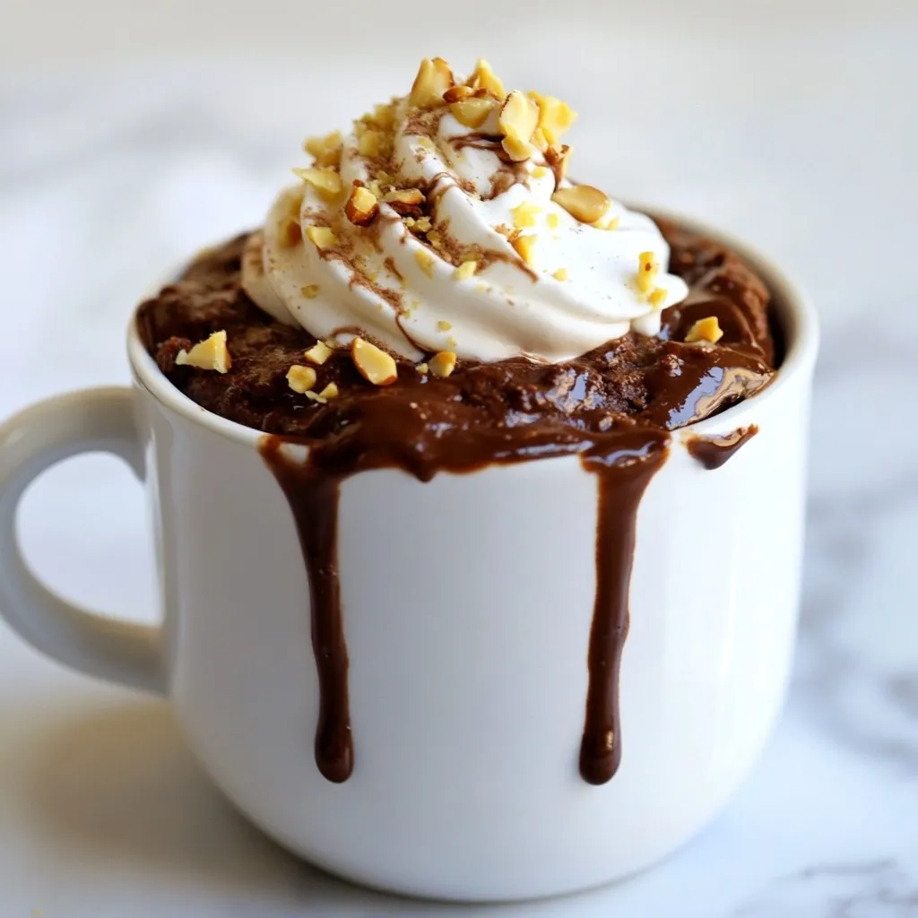Schokoladen-Haselnuss-Tassekuchen Schneller Genuss