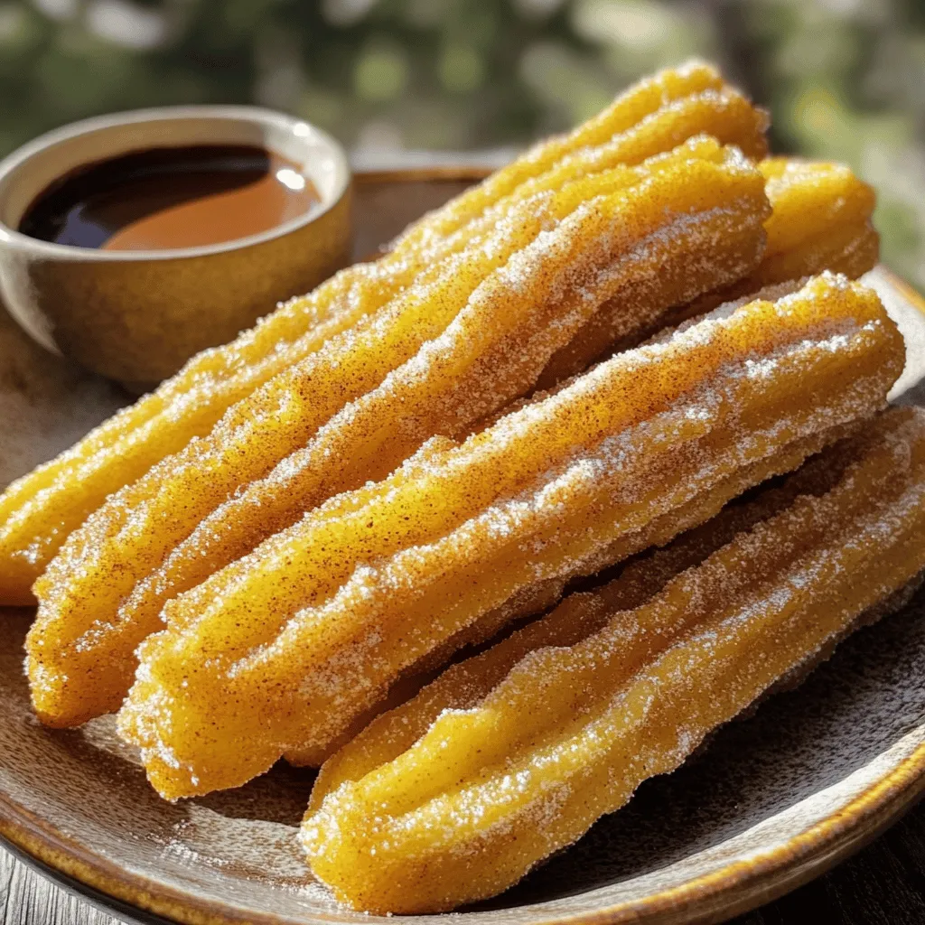 Homemade Cinnamon Sugar Churros Einfaches Rezept