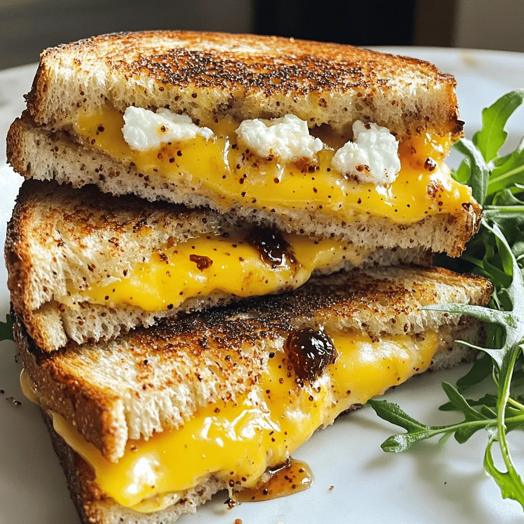 Balsamic Fig Jam Grilled Cheese Einfach und Lecker