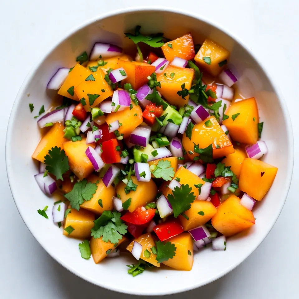 Frische Pfirsich Salsa köstlicher Genuss für jeden Tag