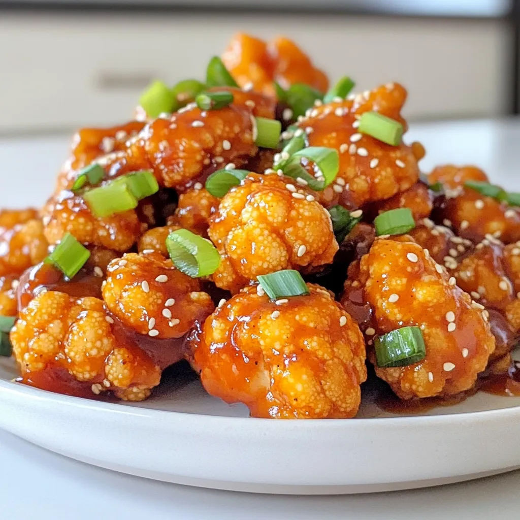 Crispy General Tso’s Cauliflower Verlockende Köstlichkeit