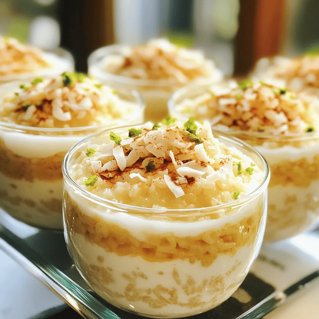 Köstlicher Coconut Tres Leches Rice Pudding genießen