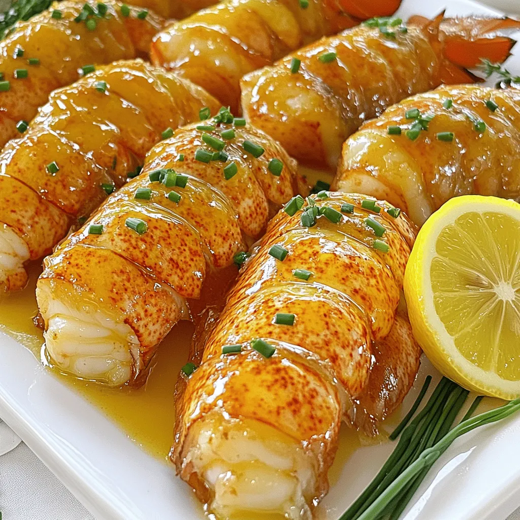 Butter Poached Lobster Tails Einfach und Köstlich Zubereiten