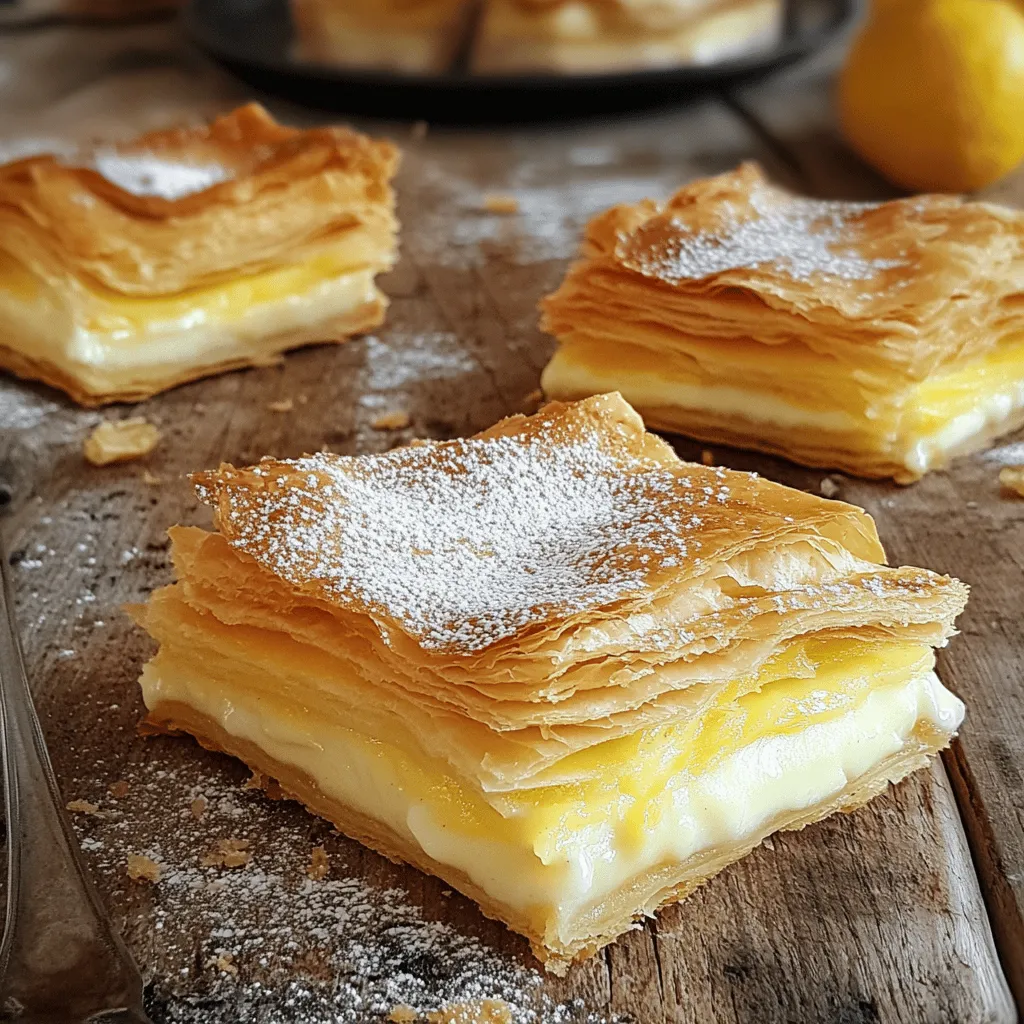 Vanillepudding-Cremeschnitten Einfaches Dessertrezept