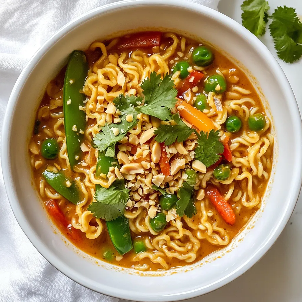 Spicy Peanut Ramen Einfach und Schmackhaft Zubereiten
