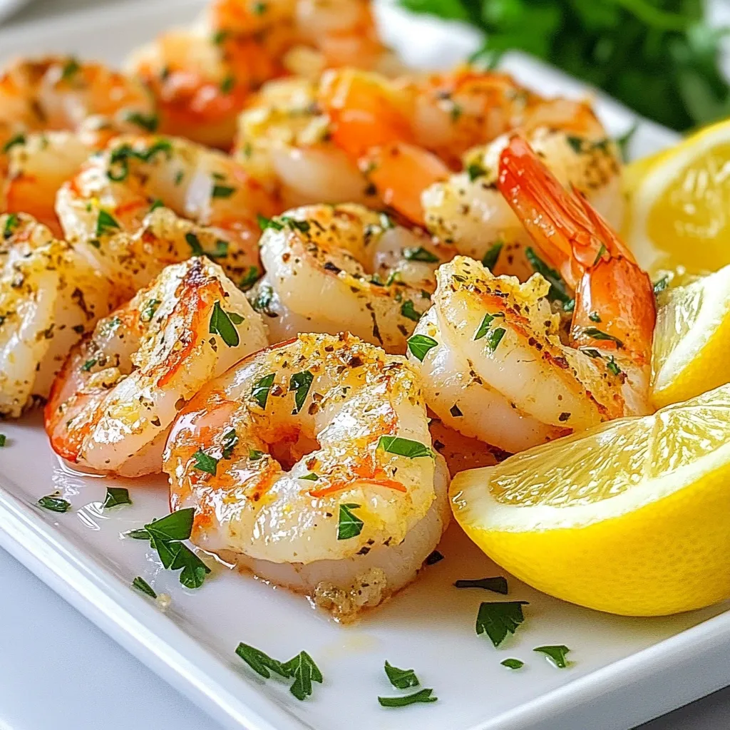 Knoblauch Kräuter Garnelen Einfaches und Leckeres Rezept