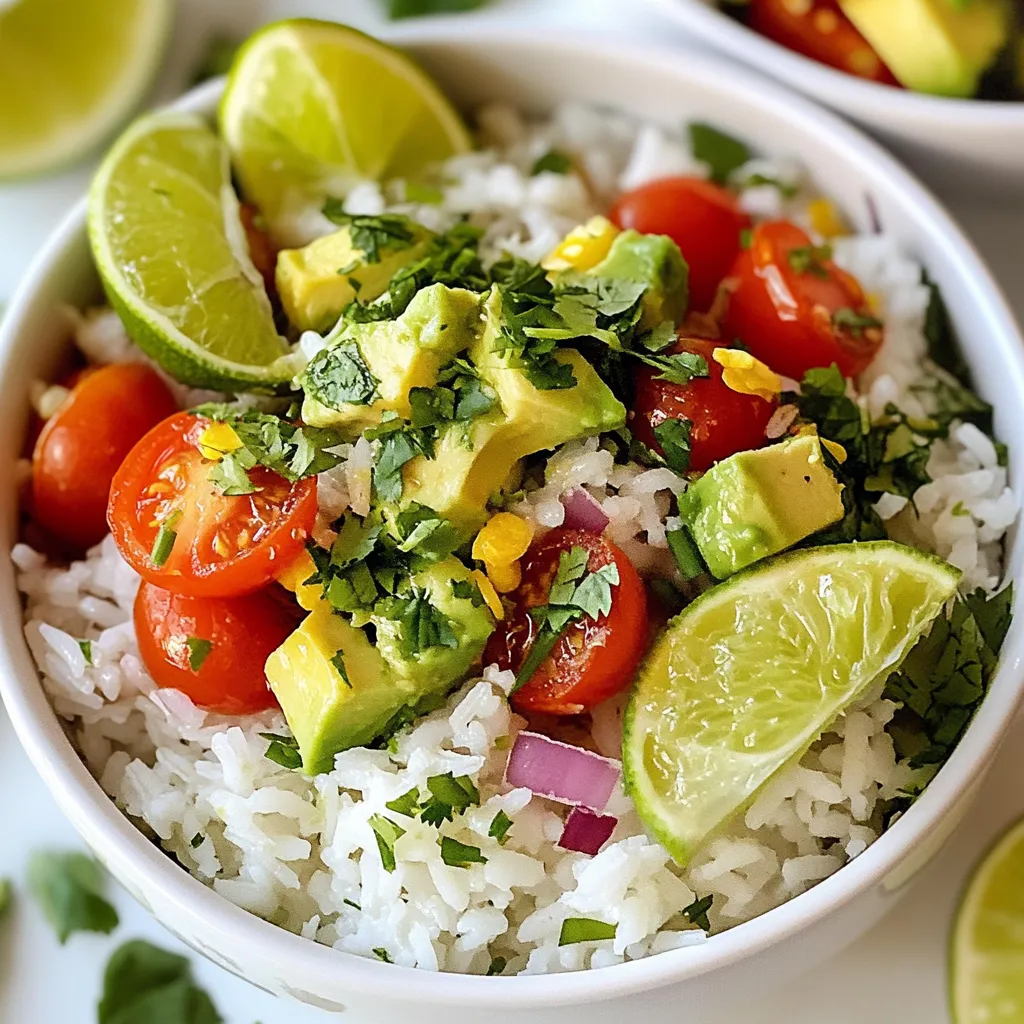 Avocado Lime Rice Einfaches und Leckeres Rezept