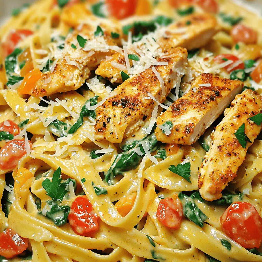 Cremige Cajun-Hühnchen-Pasta Schnelle und einfache Mahlzeit