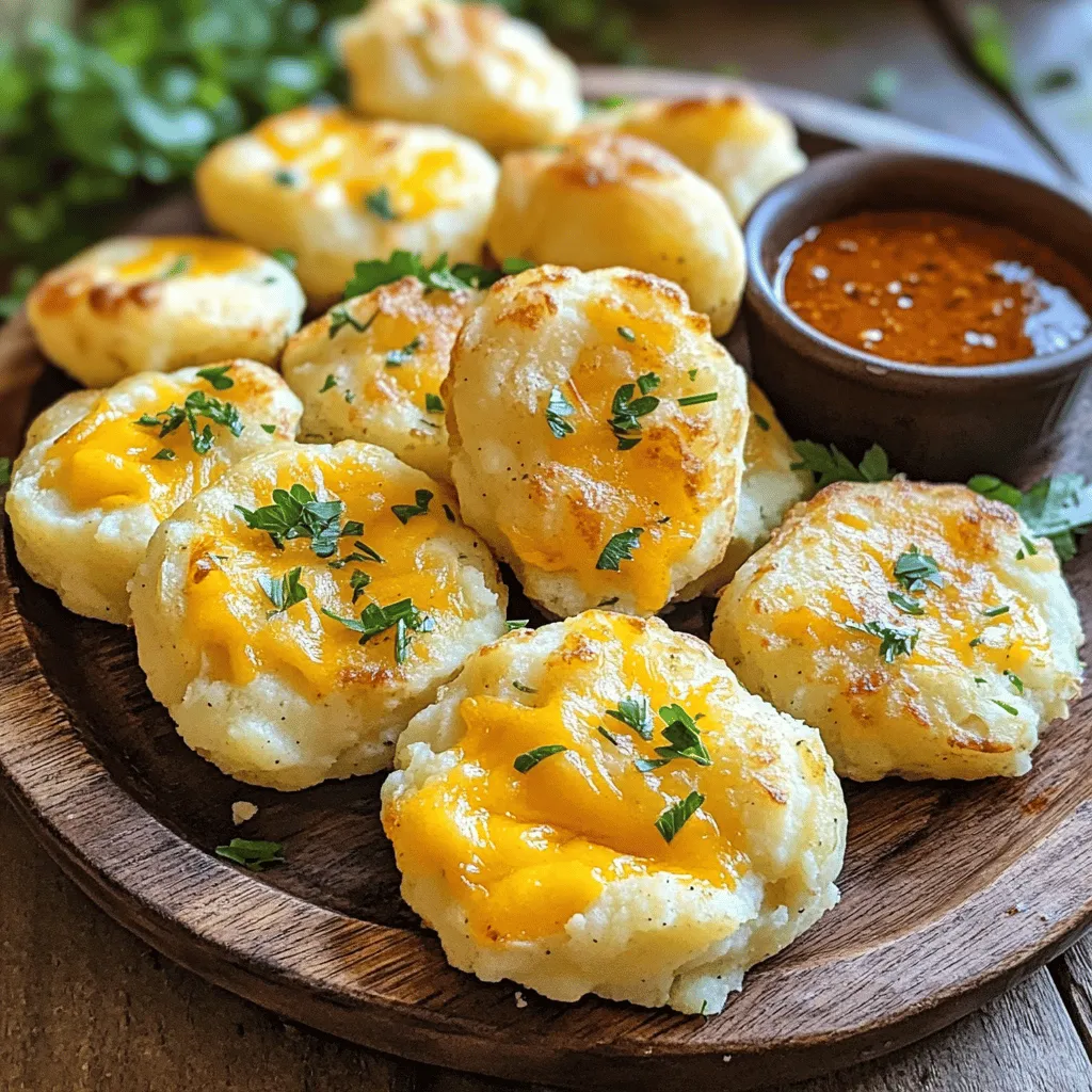 Irresistible Mashed Potato Cheese Puffs für Appetizer