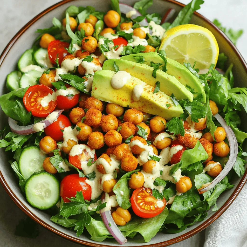 Kichererbsen-Shawarma-Salat lecker und gesund genießen