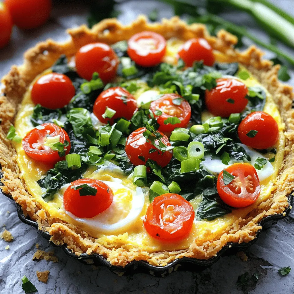 Spring Hash Brown Crust Quiche Einfache und leckere Idee