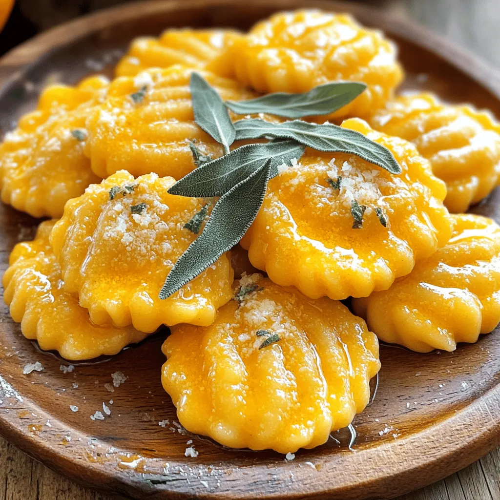 Kürbisgnocchi mit Salbeibutter Einfaches Rezept