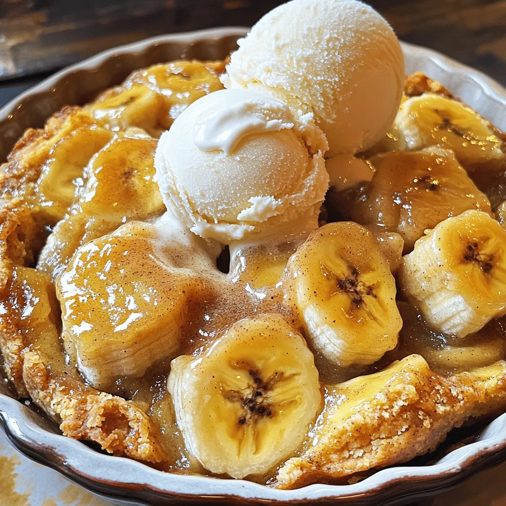 Einfacher Easy Banana Cobbler für jeden Anlass