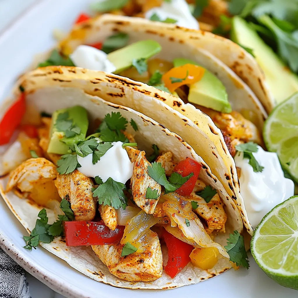 Cajun Chicken Tacos Schmackhafte und einfache Mahlzeit