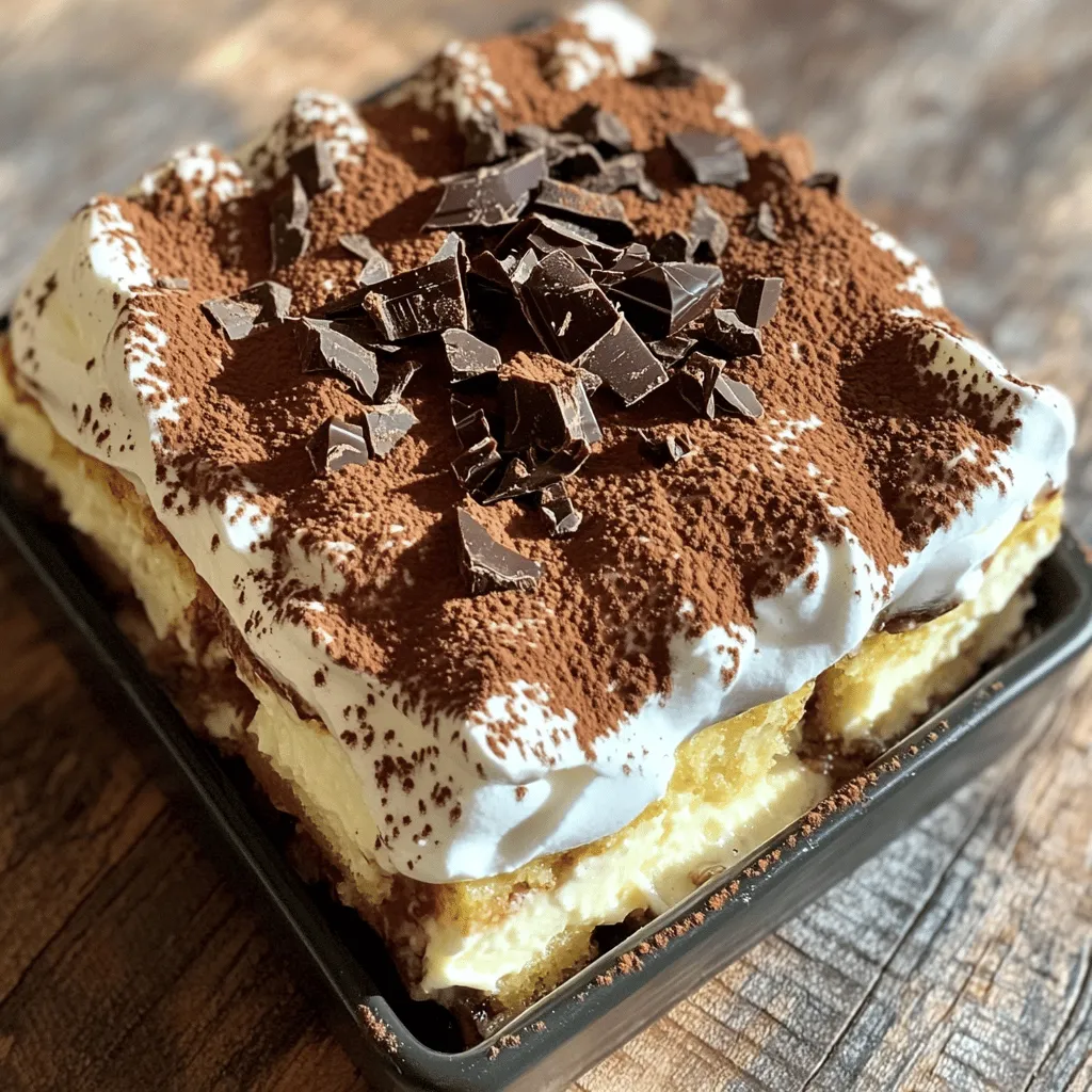 Für das perfekte Mocha Madness Tiramisu brauchst du einige Hauptzutaten: