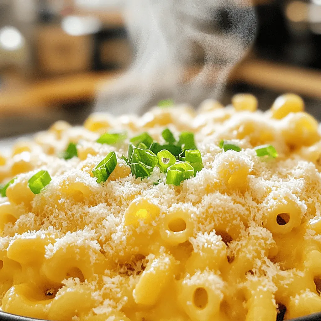 Um Instant Pot Mac & Cheese zuzubereiten, brauchst du einige einfache Zutaten. Du benötigst 2 Tassen Hörnchennudeln, 4 Tassen Wasser, 1 Teelöffel Salz und 1 Esslöffel Butter. Außerdem brauchst du 2 Tassen scharfen Cheddarkäse, 1 Tasse Frischkäse, 1 Teelöffel Knoblauchpulver, 1 Teelöffel Zwiebelpulver, 1/2 Teelöffel schwarzen Pfeffer, 1/2 Teelöffel Paprika und 1/4 Tasse geriebenen Parmesan. Optional sind frische Frühlingszwiebeln zum Garnieren.