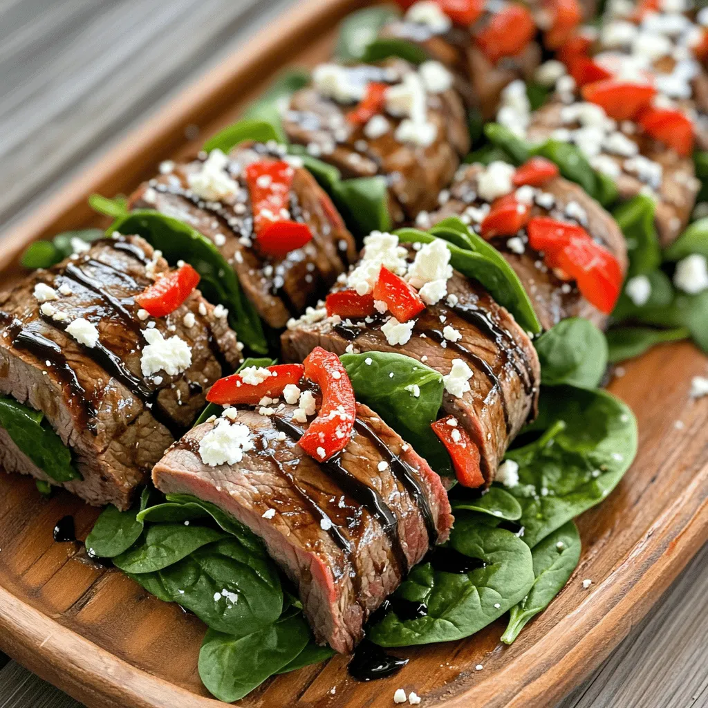 Balsamic Glazed Steak Rolls Einfach und Lecker Kochen