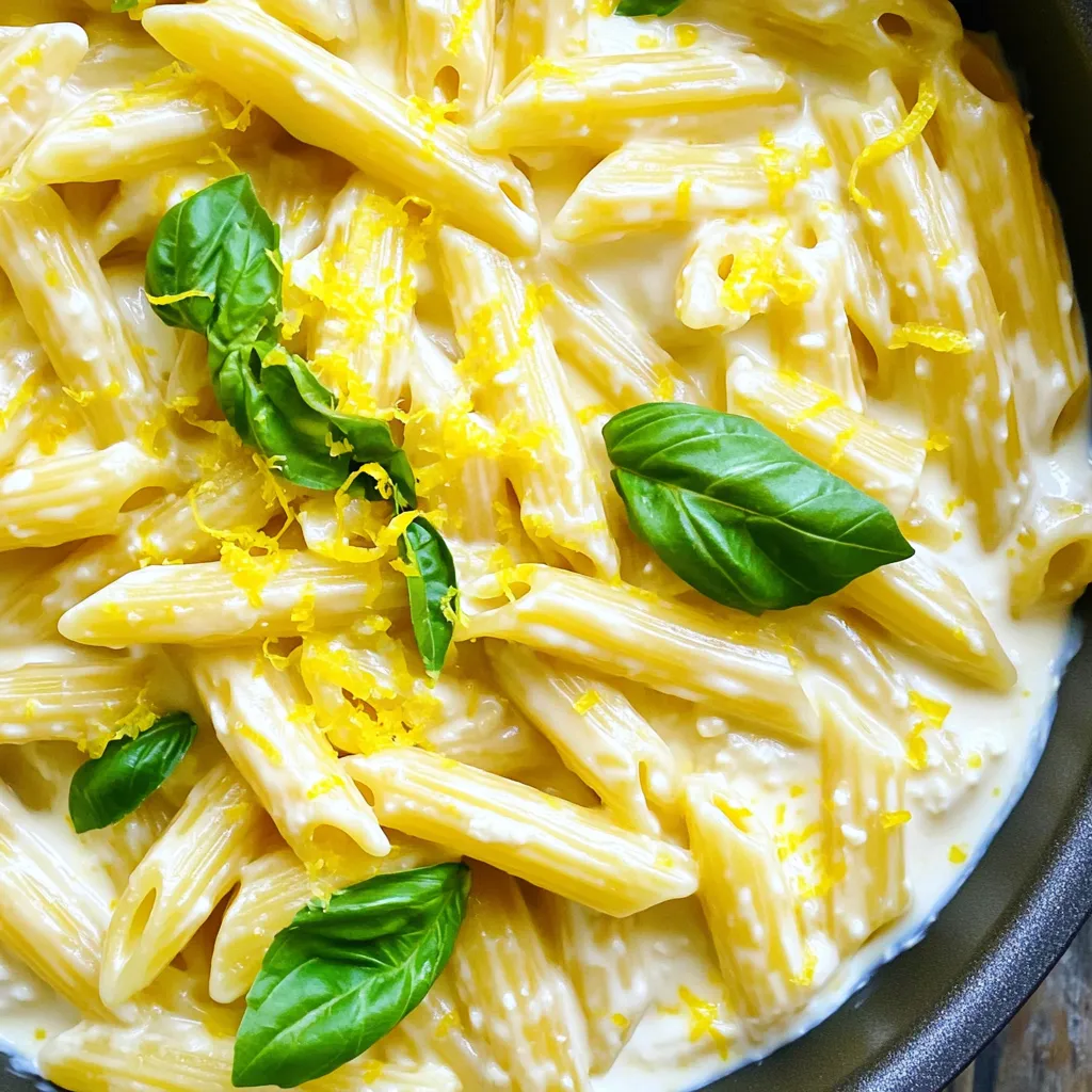 Creamy One-Pot Lemon Ricotta Pasta Einfach und Schnell