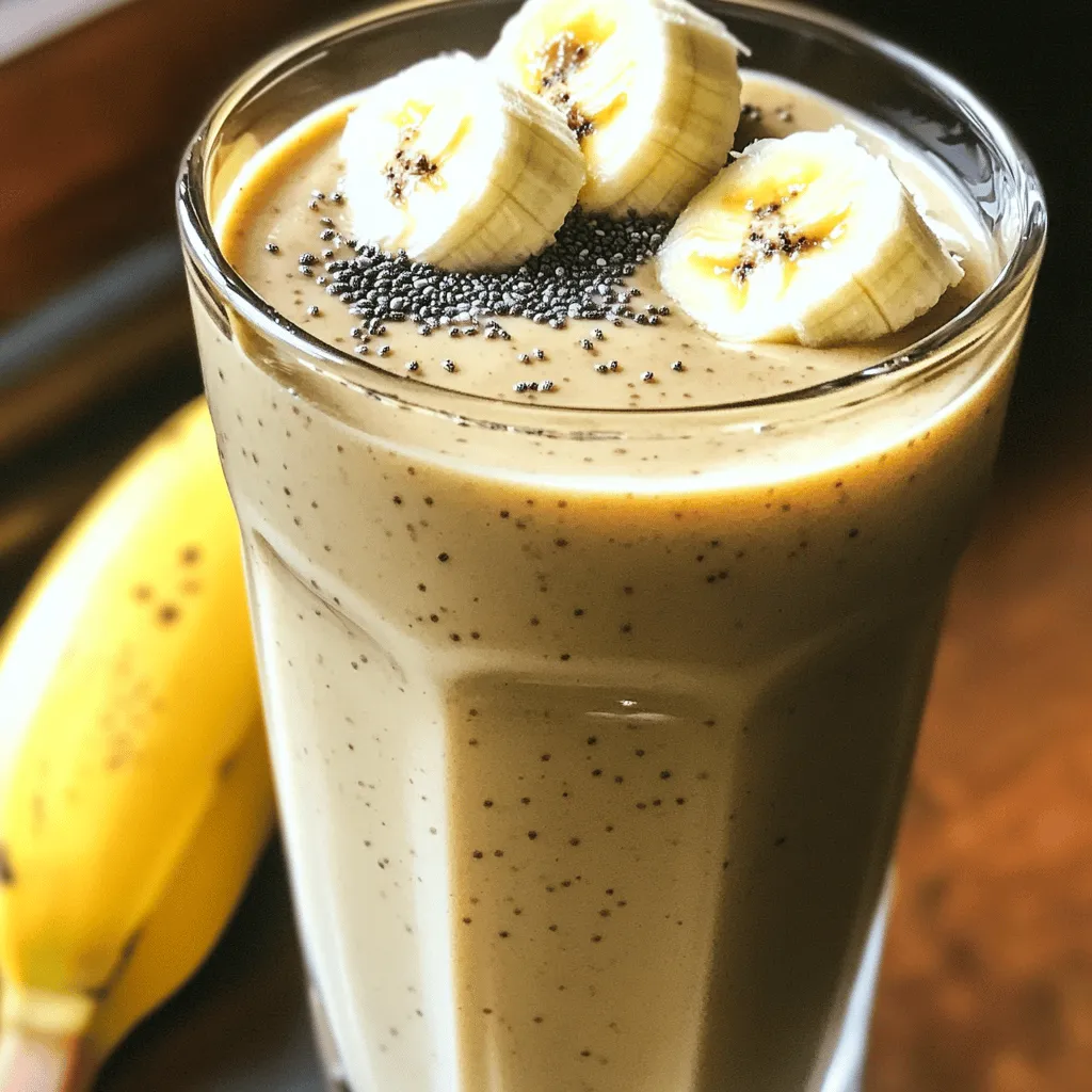 Almond Butter Protein Smoothie Einfach und Nahrhaft