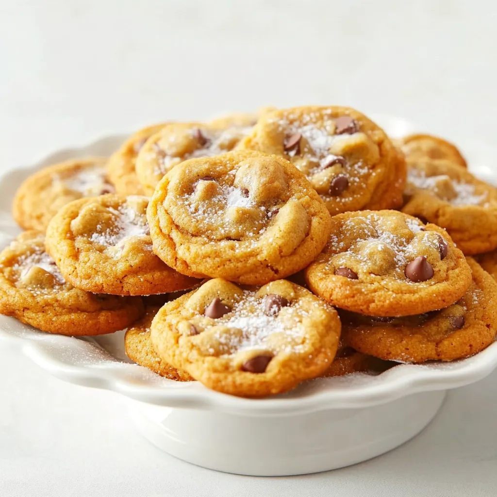 Schmackhafte Chocolate Chip Pumpkin Cookies Rezept