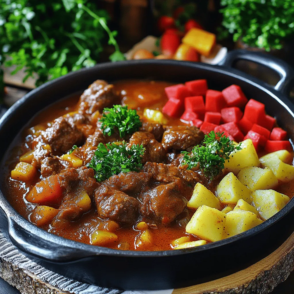 Einfache polnische Gulasch-Variation mit viel Geschmack