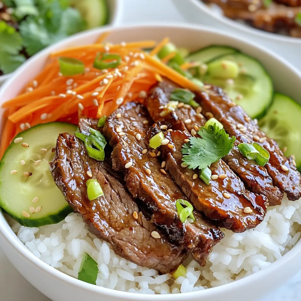 Spicy Korean Beef Bulgogi Bowls Lecker und Einfach