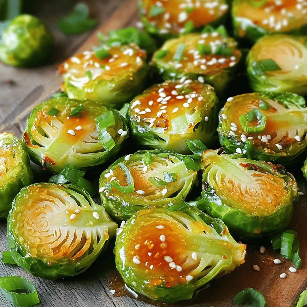 Honig-Sriracha Rosenkohl Knusprig und Würzig Genießen