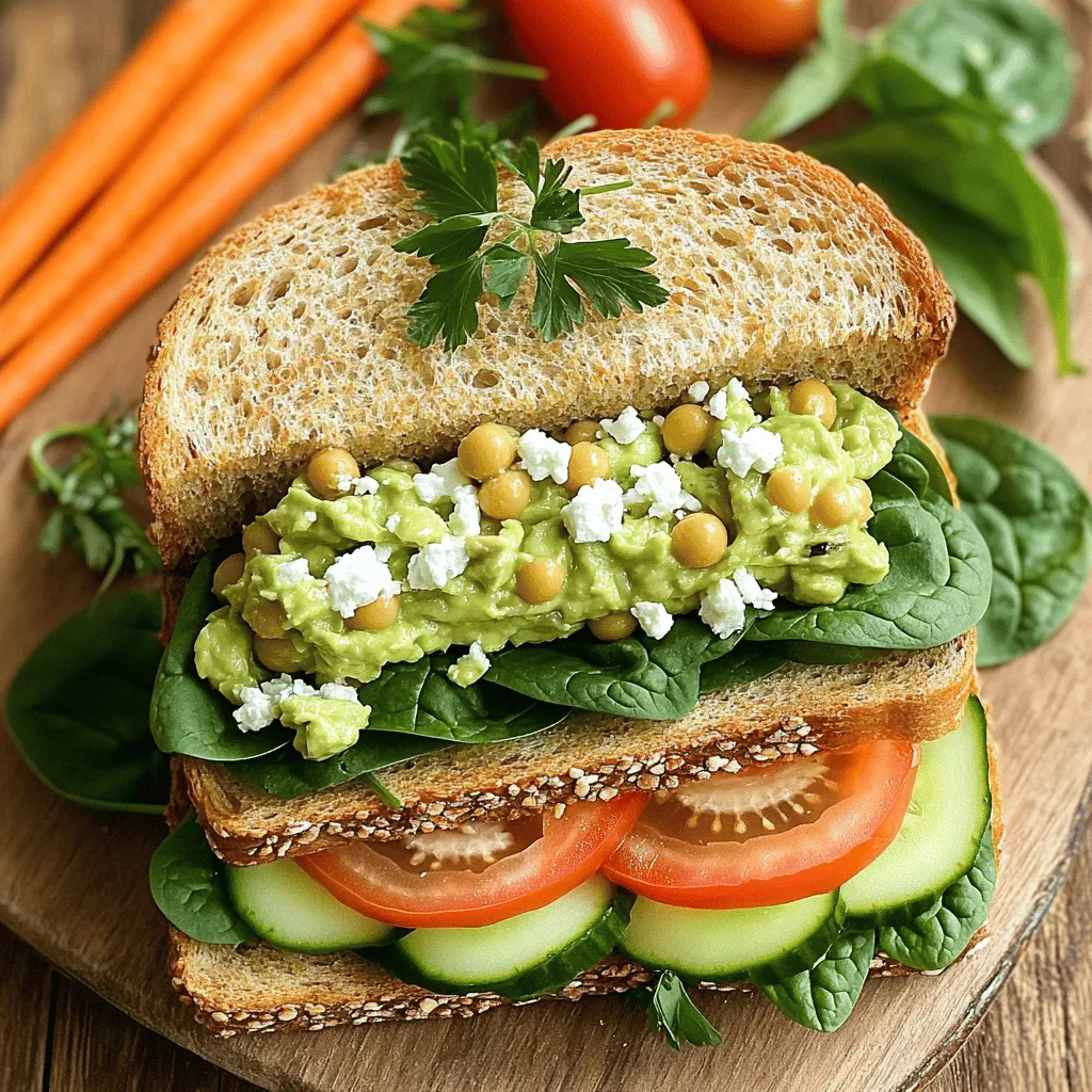 Für das Grüne Göttin Sandwich benötigst du: