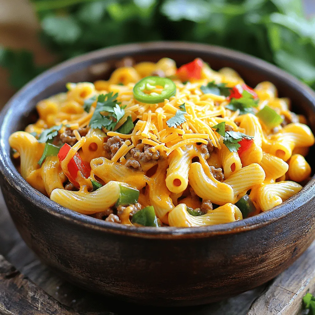 Cheesy Taco Pasta Schmackhaft und Einfaches Rezept