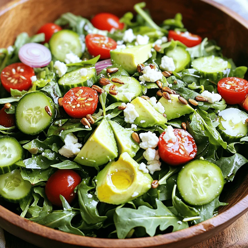 Grüner Salat Frisch und Gesund Genießen