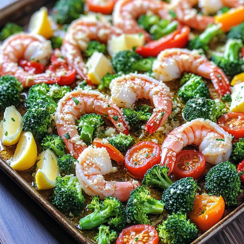 Sheet-Pan Garlic Parmesan Shrimp and Veggies Rezept