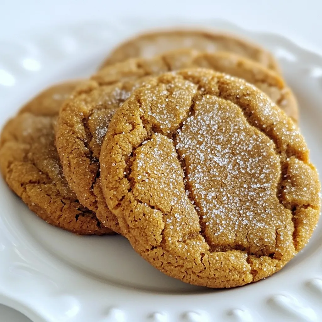 Chewy Ginger Molasses Cookies Verführerisches Rezept