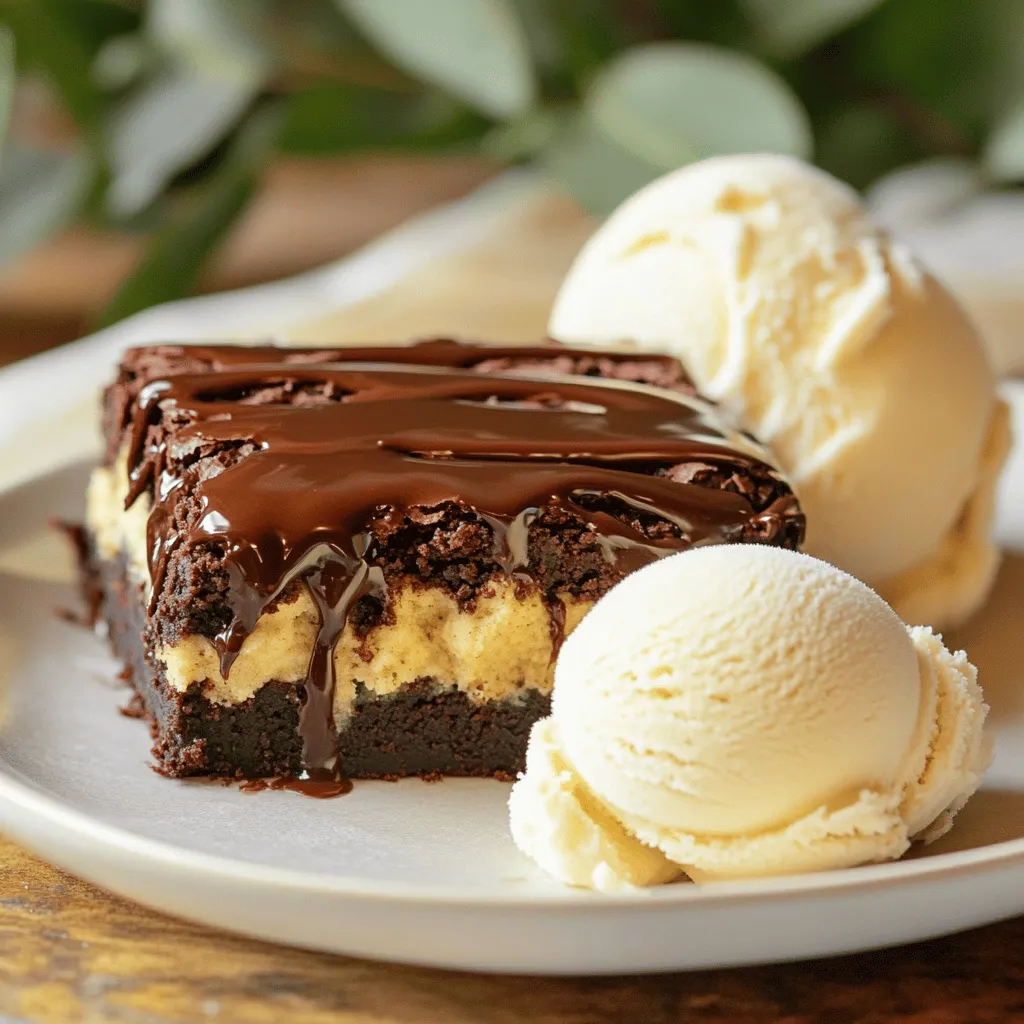 Cookie Dough Stuffed Brownies Unwiderstehlicher Genuss