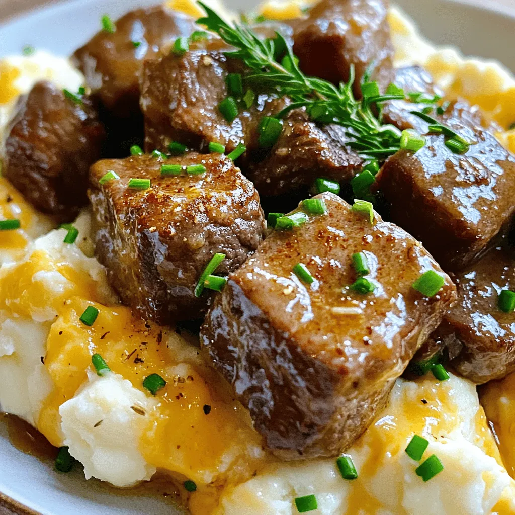 Für die Knoblauchbutter-Rinderbisse brauche ich folgende Zutaten: