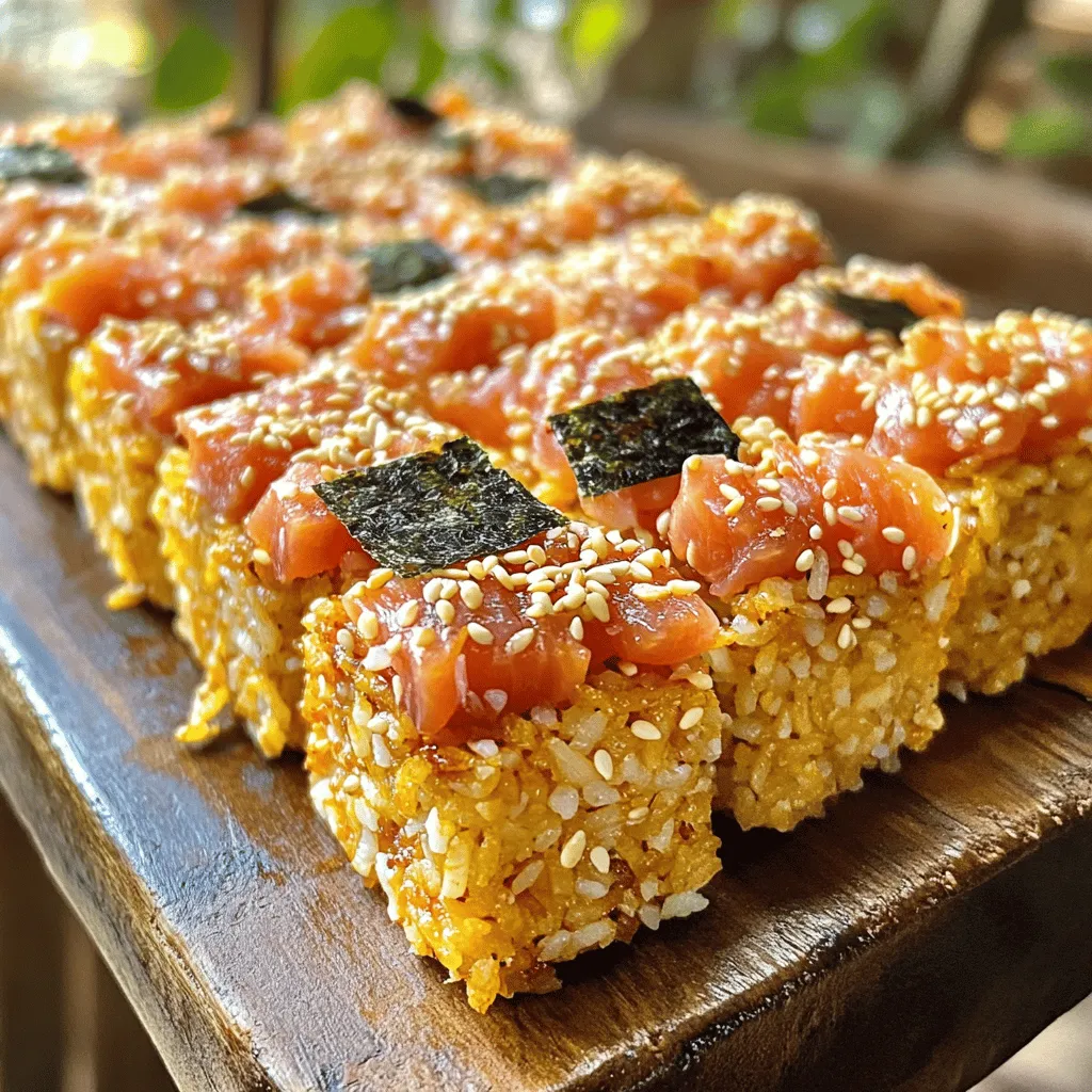 Scharfer Thunfisch-Reis Knusprig und Selbstgemacht