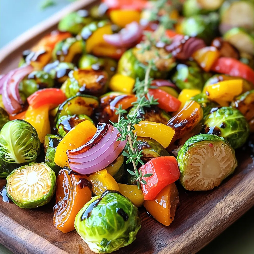 Balsamic Roasted Veggies Einfache und gesunde Beilage