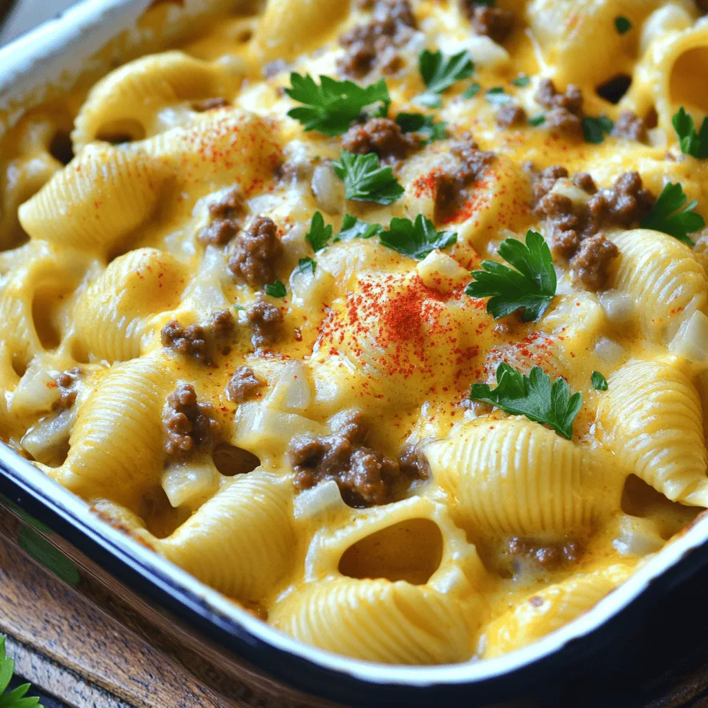 Cremige Rinder-Nudeln Schnelles und Einfaches Rezept