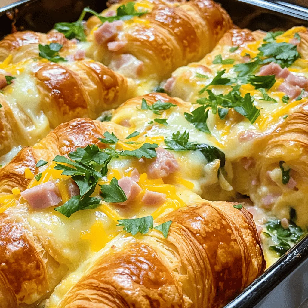 Overnight Croissant Breakfast Casserole Köstlicher Genuss