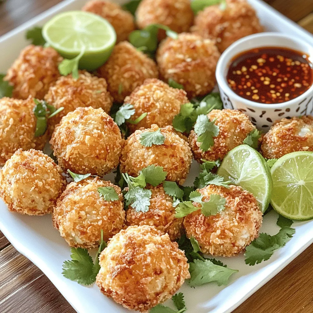 Knusprige Garnelenbällchen mit Süß-Chili-Sauce