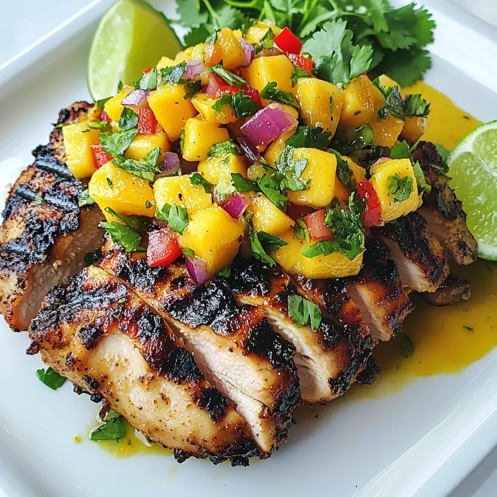 Mango Salsa Chicken einfach und lecker zubereiten